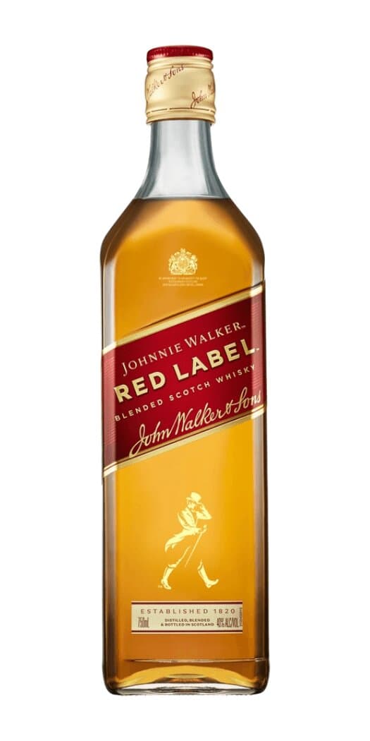Garrafa de Johnnie Walker Red Label
